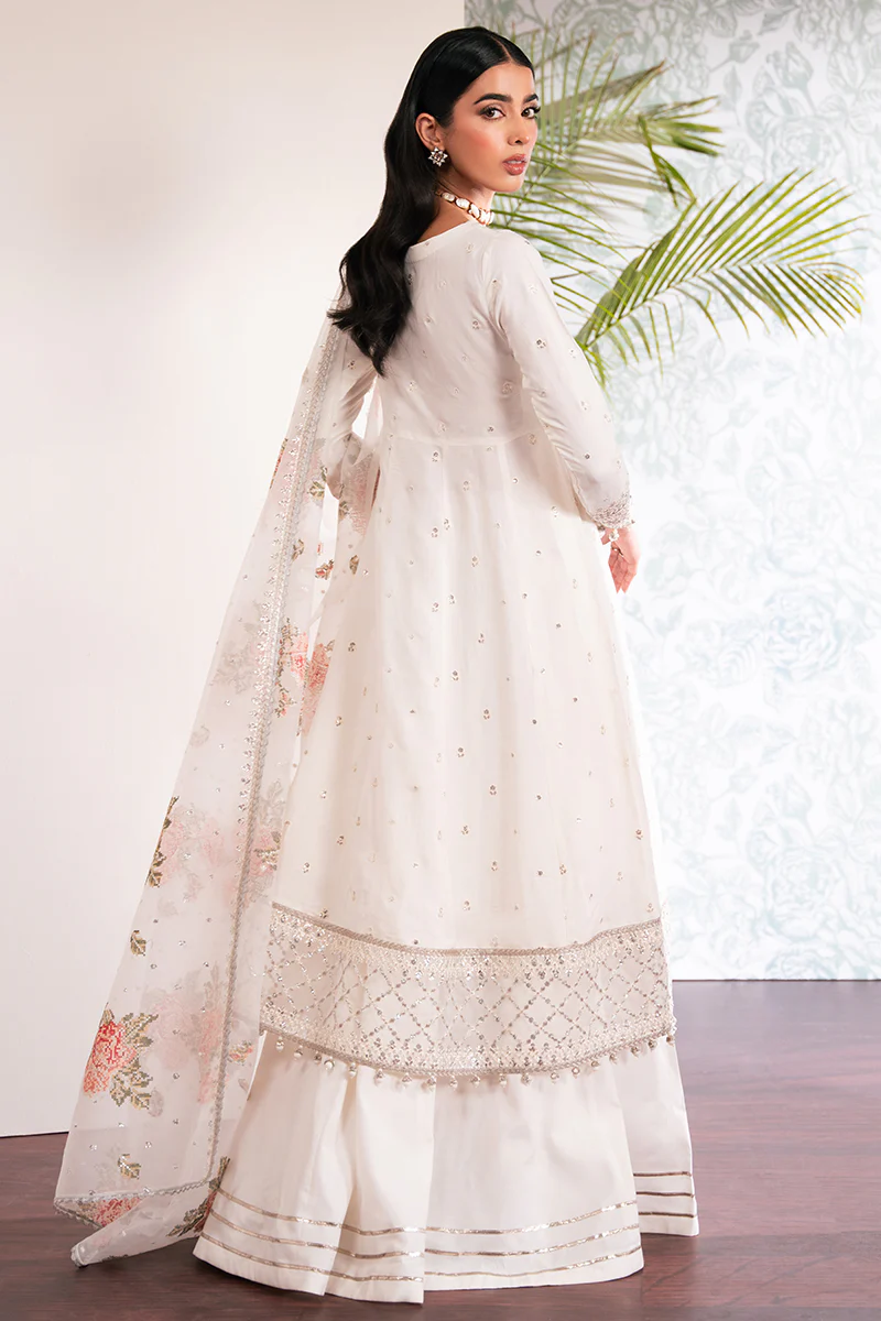 PEARL HAZE-3 PC EMBROIDERED SILK SUIT - Image 9