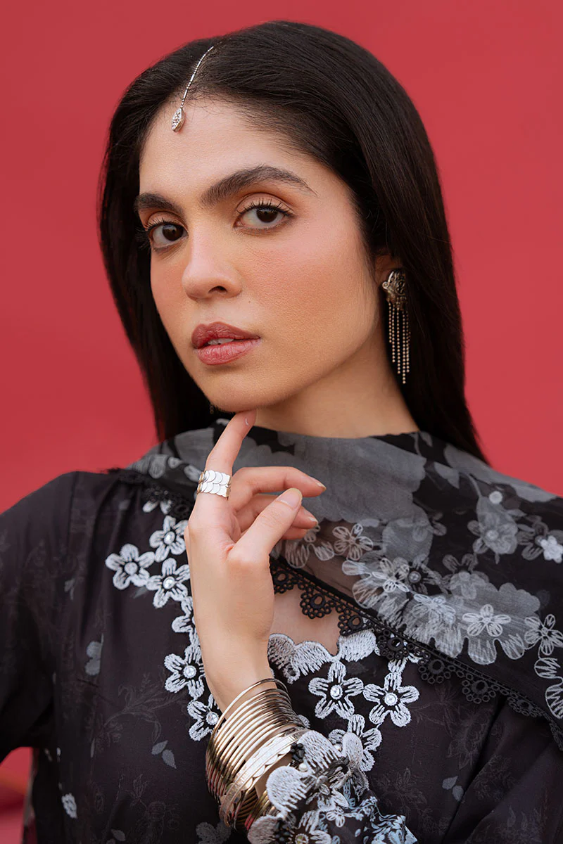 RAVEN WHISPER-3PC PRINTED LAWN SUIT - Image 5