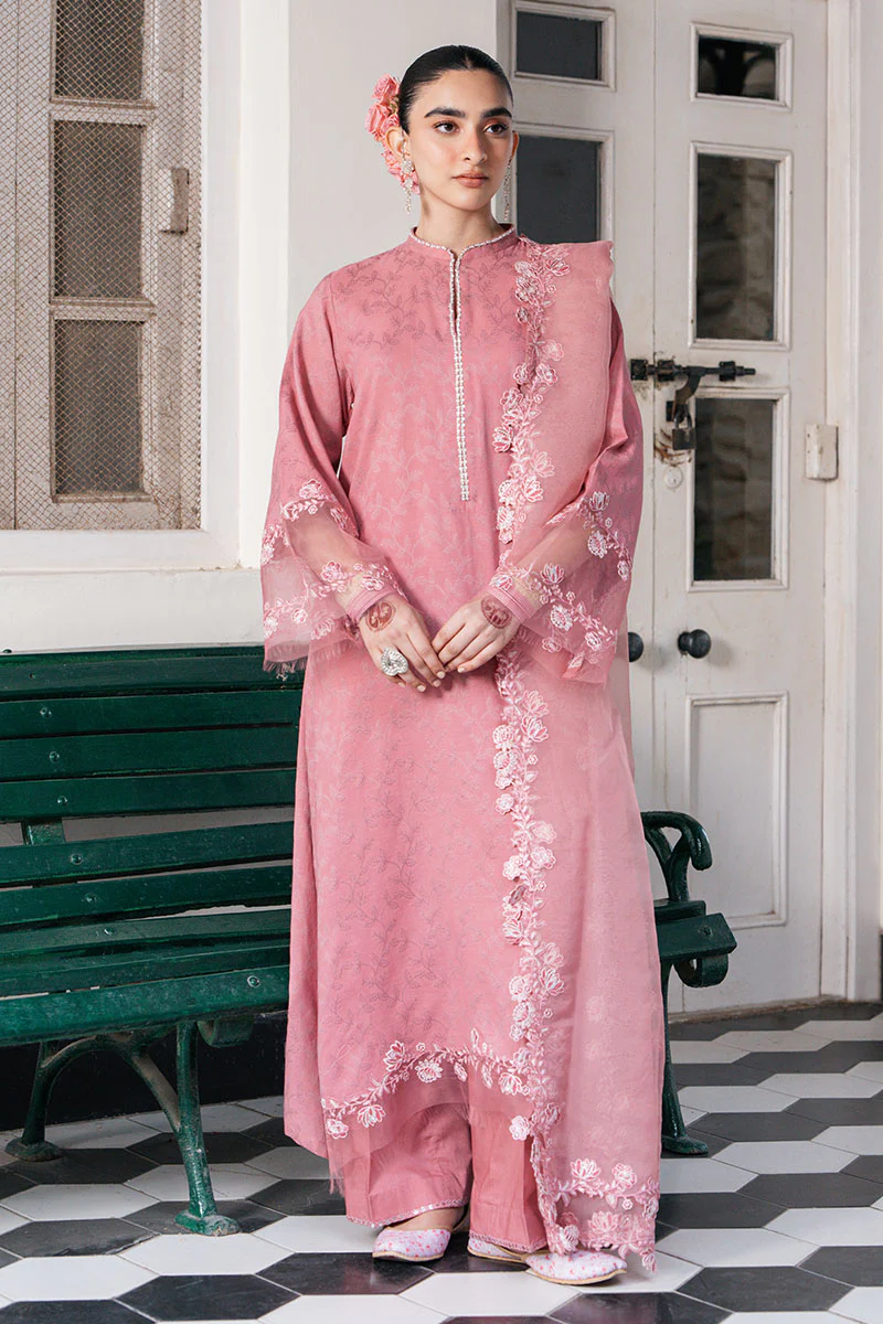 ROUGE TAN-3 PC DYED JACQUARD SUIT - Image 2