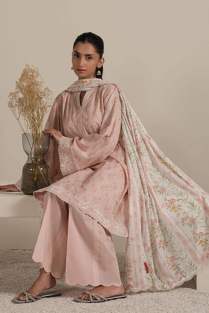 SERENE TALE-3PC PRINTED LAWN SUIT - Image 3