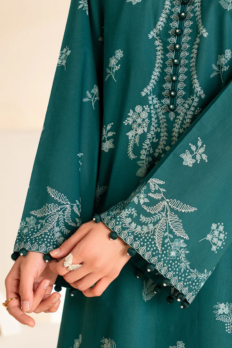 SPARKLING FLARE-2 PC PRINTED LAWN SUIT - Image 2