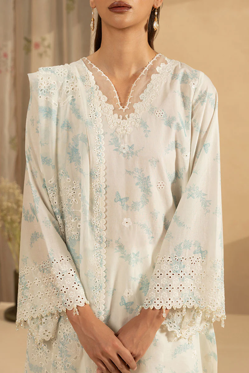 VANILLA ICE- 3PC EMBROIDERED LAWN SUIT - Image 2