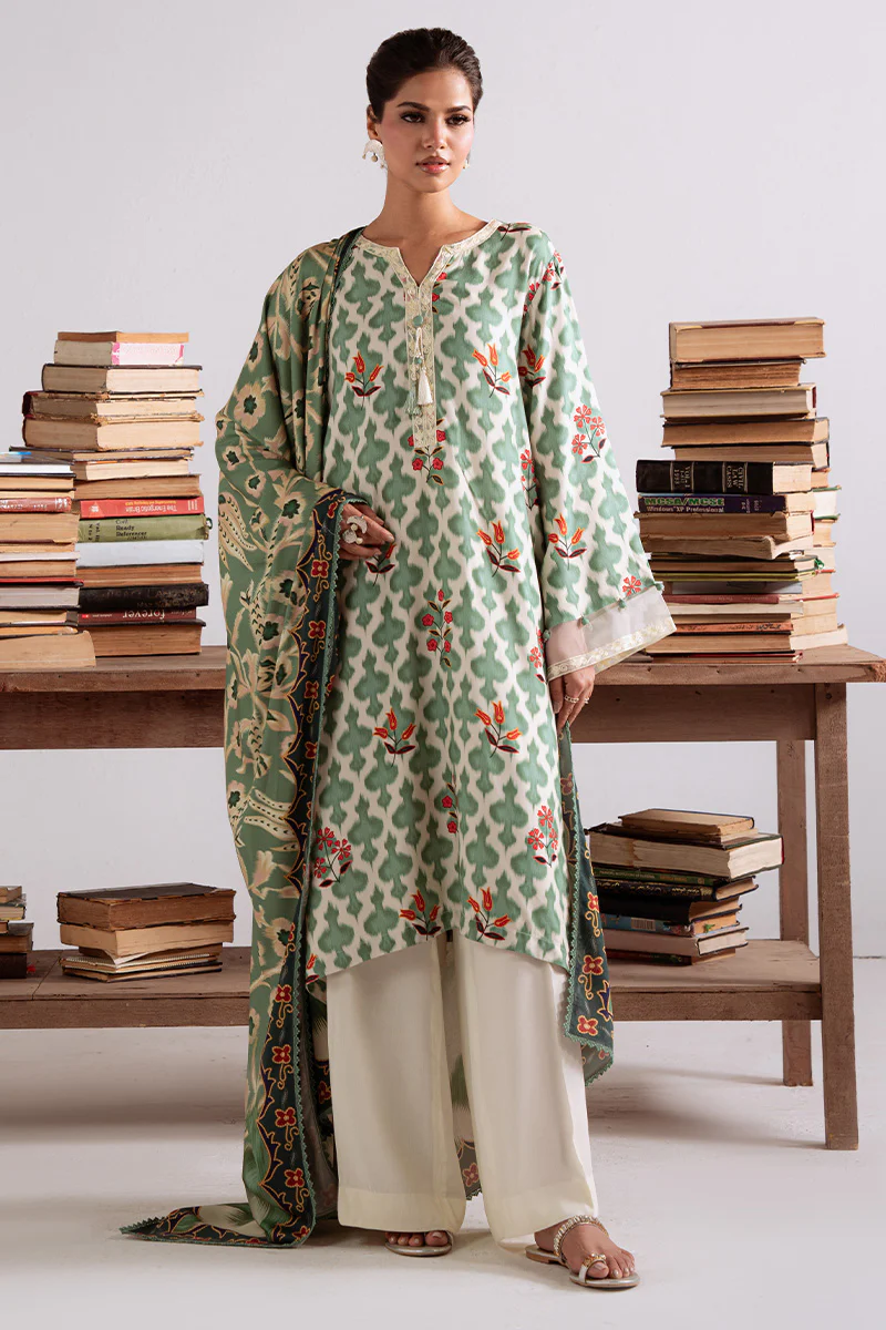 TRIBAL HAZE-3PC MARINA PRINTED SUIT - Image 4
