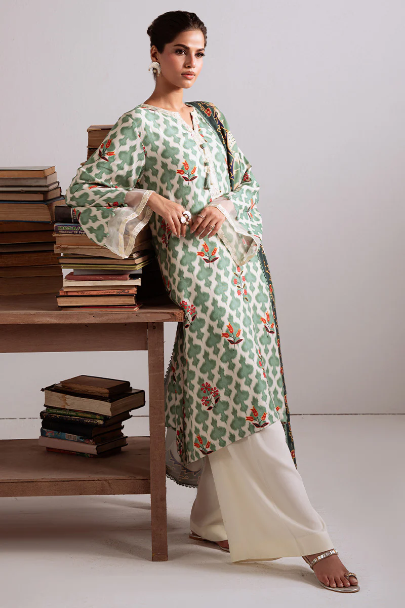 TRIBAL HAZE-3PC MARINA PRINTED SUIT - Image 5