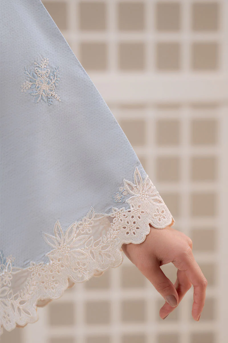 BLUE MIST-2PC (SHIRT & DUPATTA) - Image 4