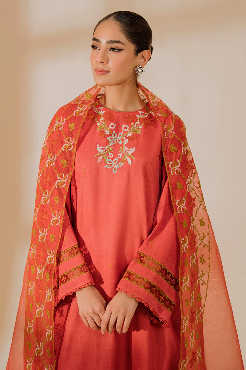 CINNABAR-2PC (SHIRT & DUPATTA) - Image 4