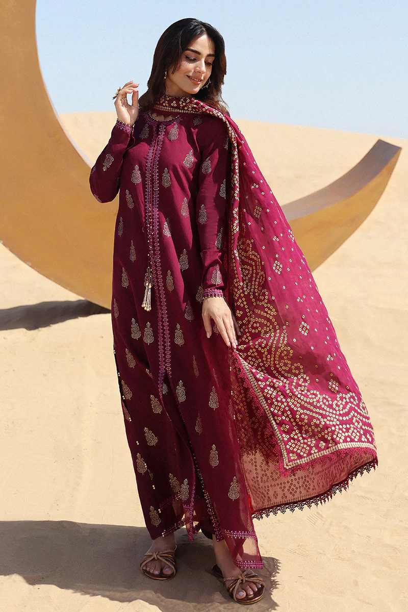 CRIMSON AURA-STITCH 3PC: LAWN EMBROIDERED SUIT - Image 4