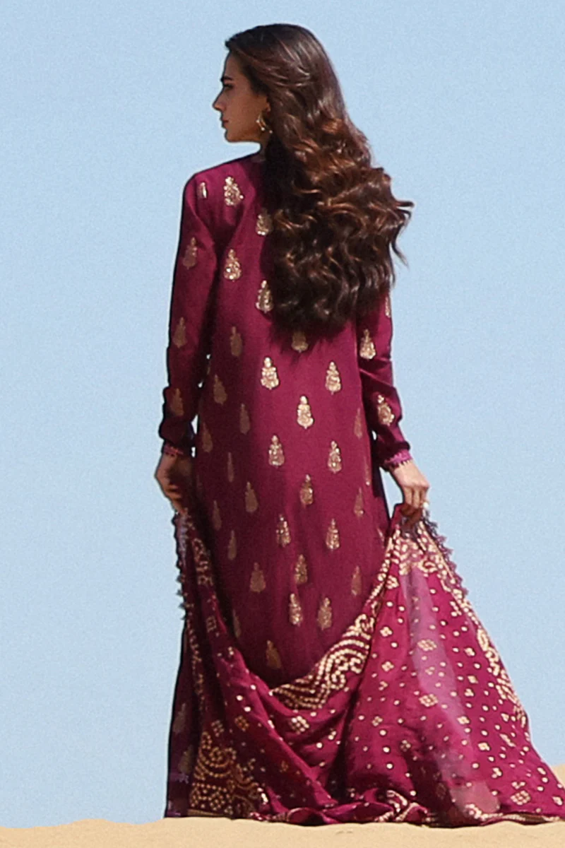 CRIMSON AURA-STITCH 3PC: LAWN EMBROIDERED SUIT - Image 8