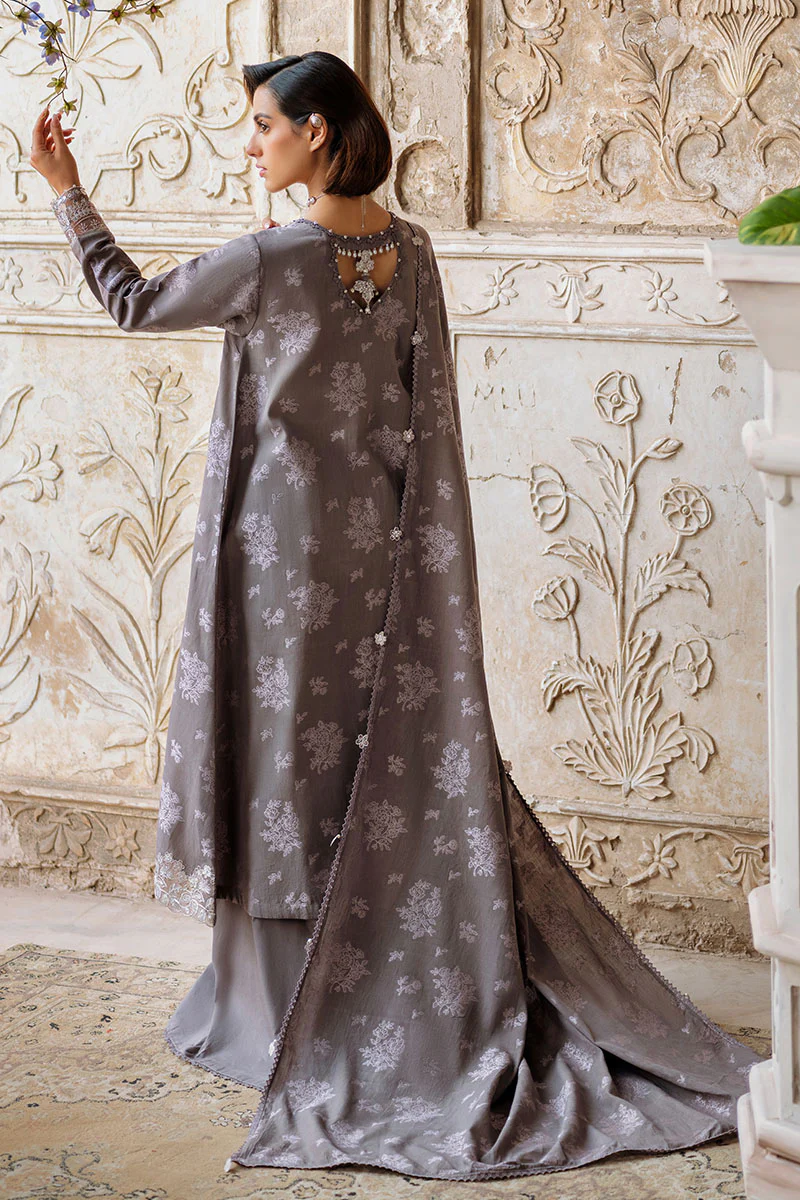 DESERT TAUPE-3PC (SHIRT, TROUSER & DUPATTA) - Image 6