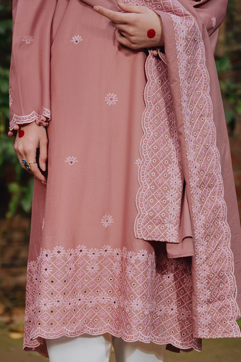 EVENING SAND-2 PIECE (SHIRT & DUPATTA) - Image 3