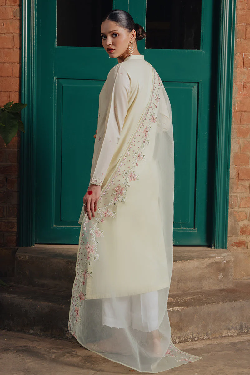 FLORA HEAVEN-2 PC (SHIRT & DUPATTA) - Image 8