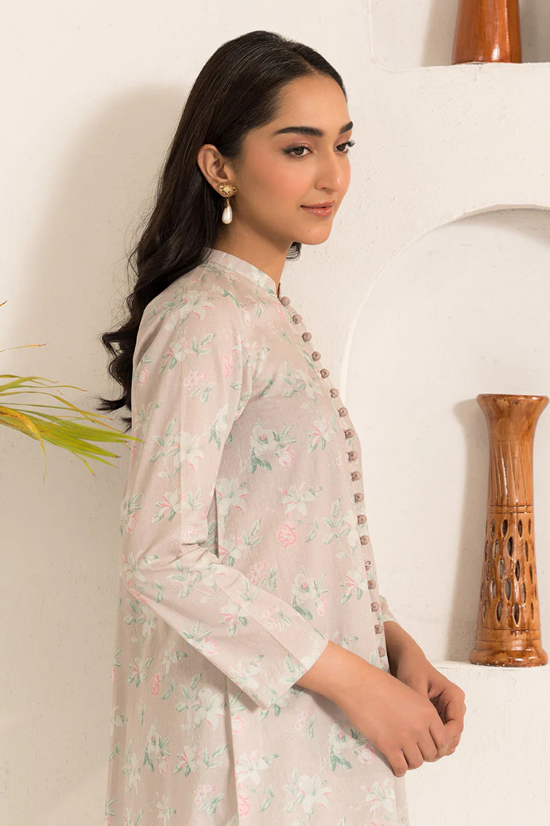 FLORAL ASH-2PC (SHIRT & TROUSER) - Image 4