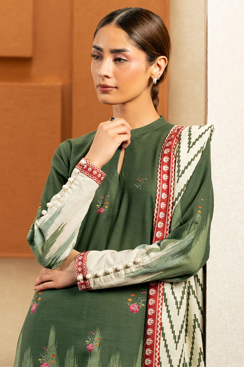 FOREST ECHO-2PC (SHIRT & DUPPATA) - Image 5