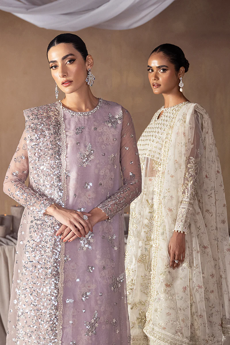 GHAZAL-3PC ORGANZA EMBROIDERED PRET - Image 5