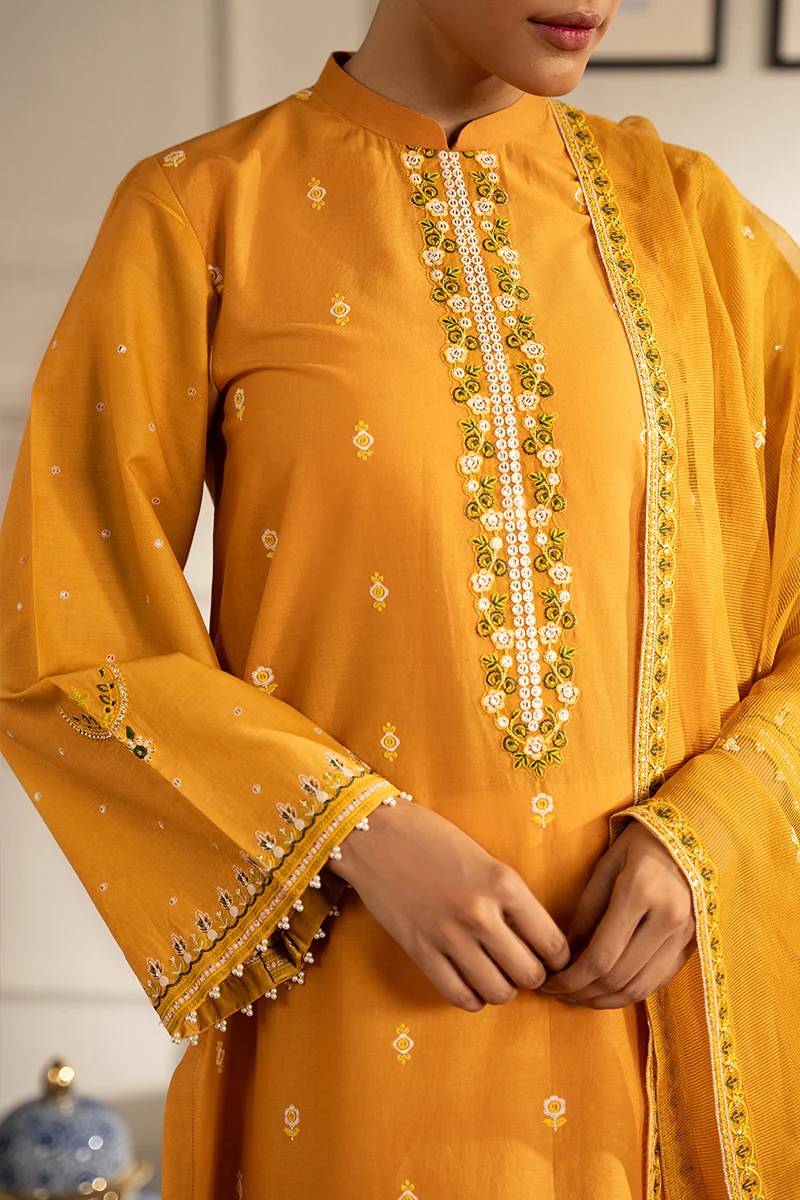 HONEY GOLD-2 PC (SHIRT & DUPATTA) - Image 2
