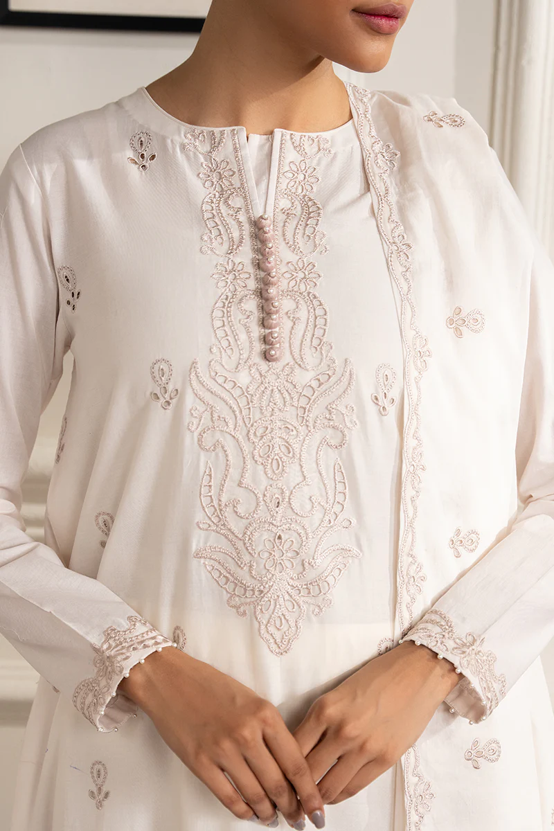 IVORY WHISPER-2 PC (SHIRT & DUPATTA) - Image 3