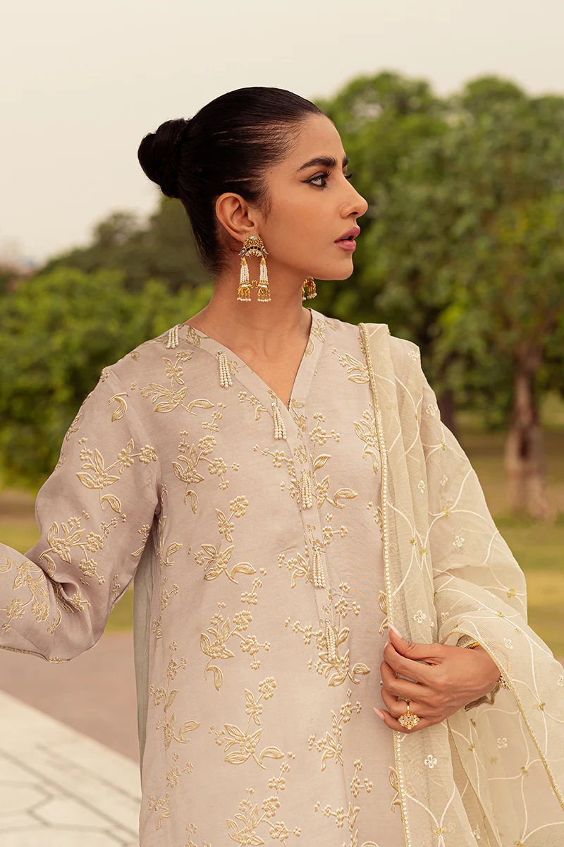 LILAC MIST-2PC (SHIRT & DUPATTA) - Image 5