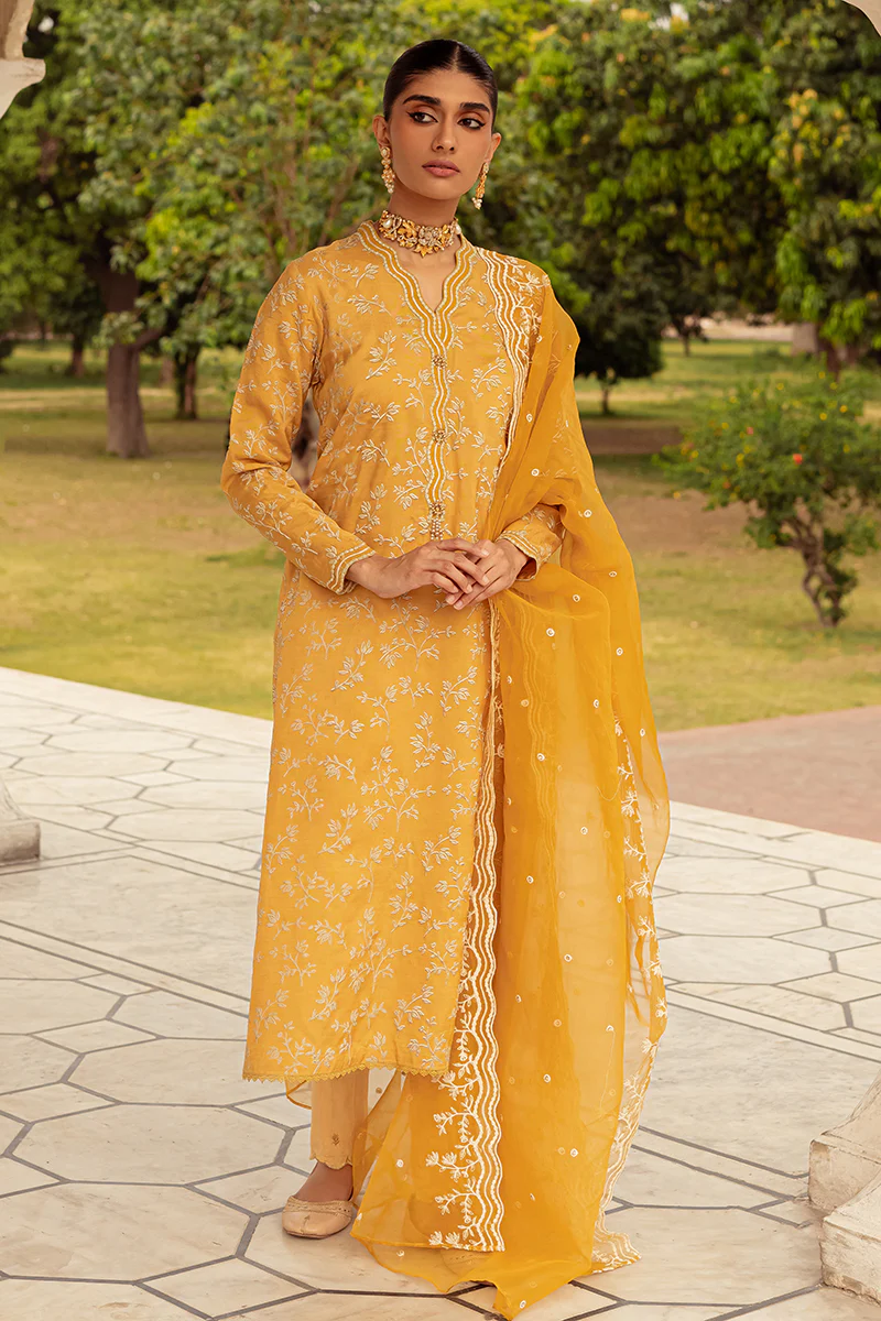 MAJESTIC GOLD-2PC (SHIRT & DUPATTA) - Image 2