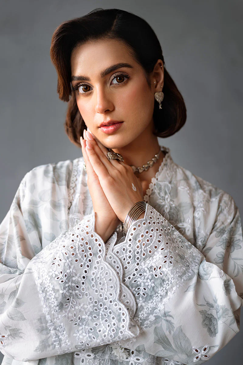 MESH BLOOM-3PC (SHIRT, TROUSER & DUPATTA) - Image 3