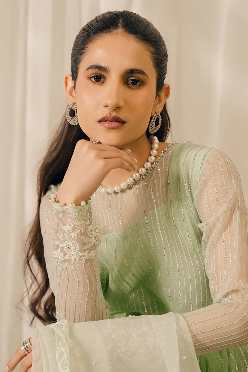 MINT BLOOM-2 PIECE (SHIRT & DUPATTA) - Image 5