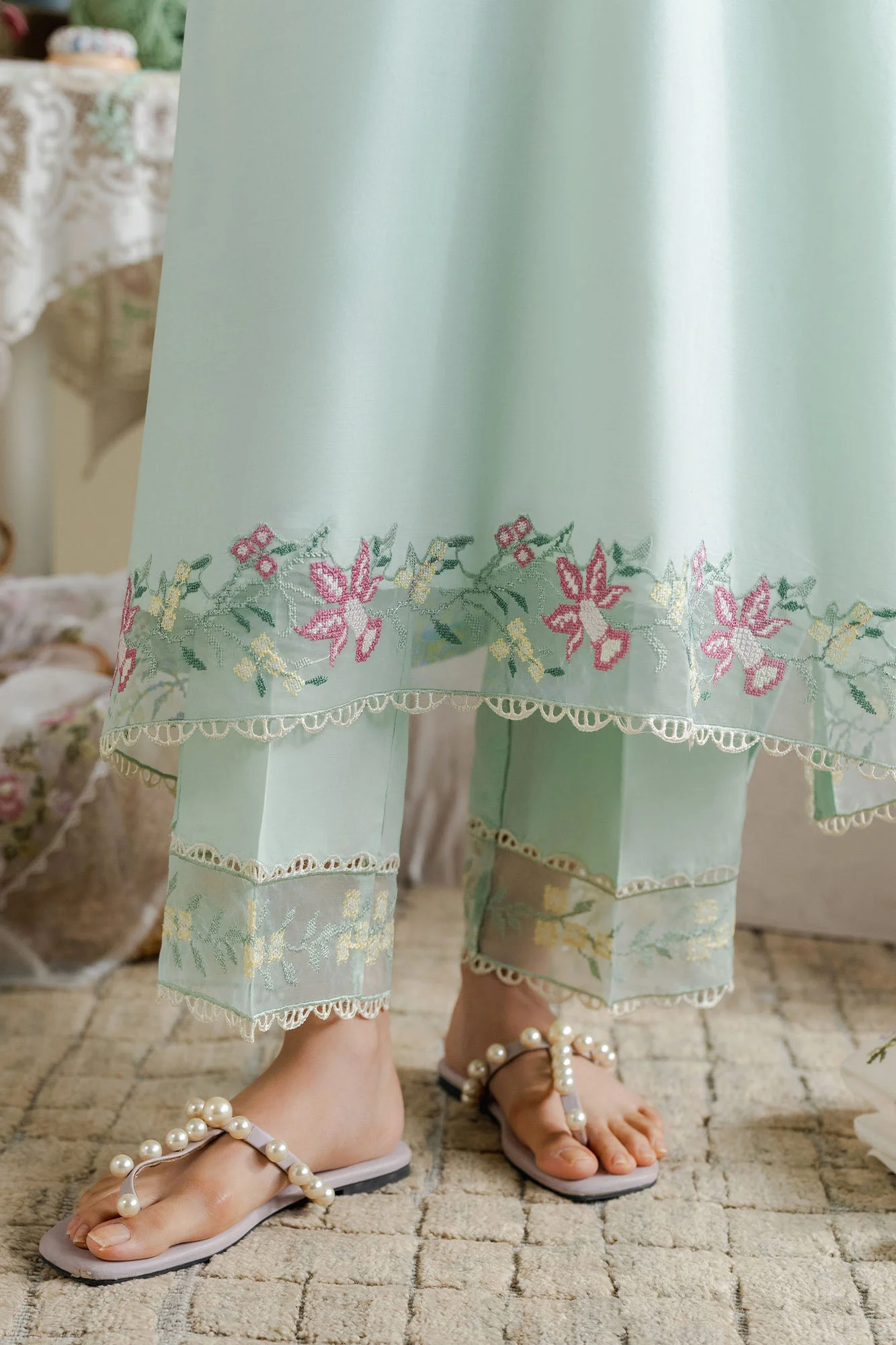 MINT BREEZE-2PC (SHIRT & TROUSER) - Image 5