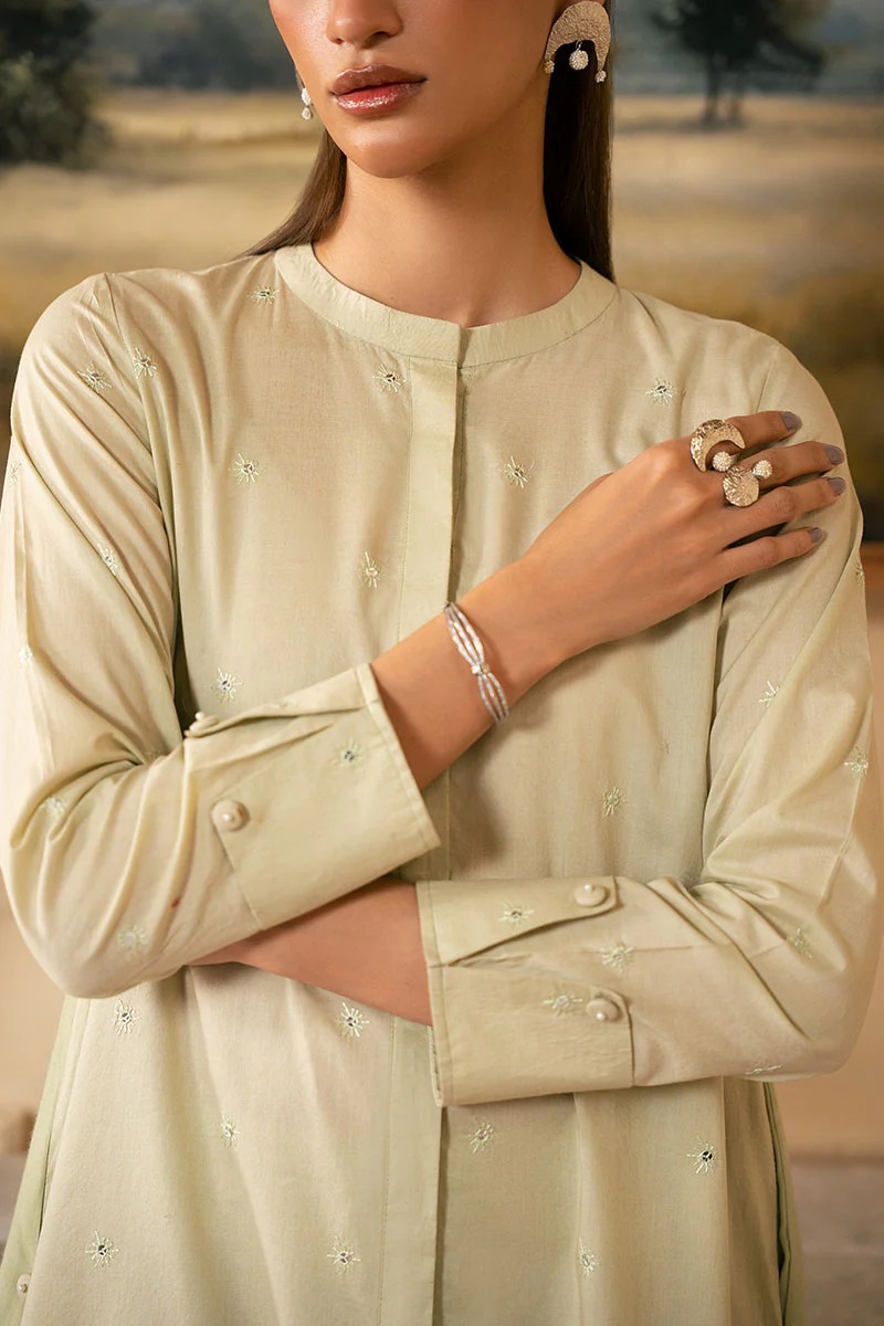 MOSS GREEN-2PC (SHIRT & TROUSER) - Image 2