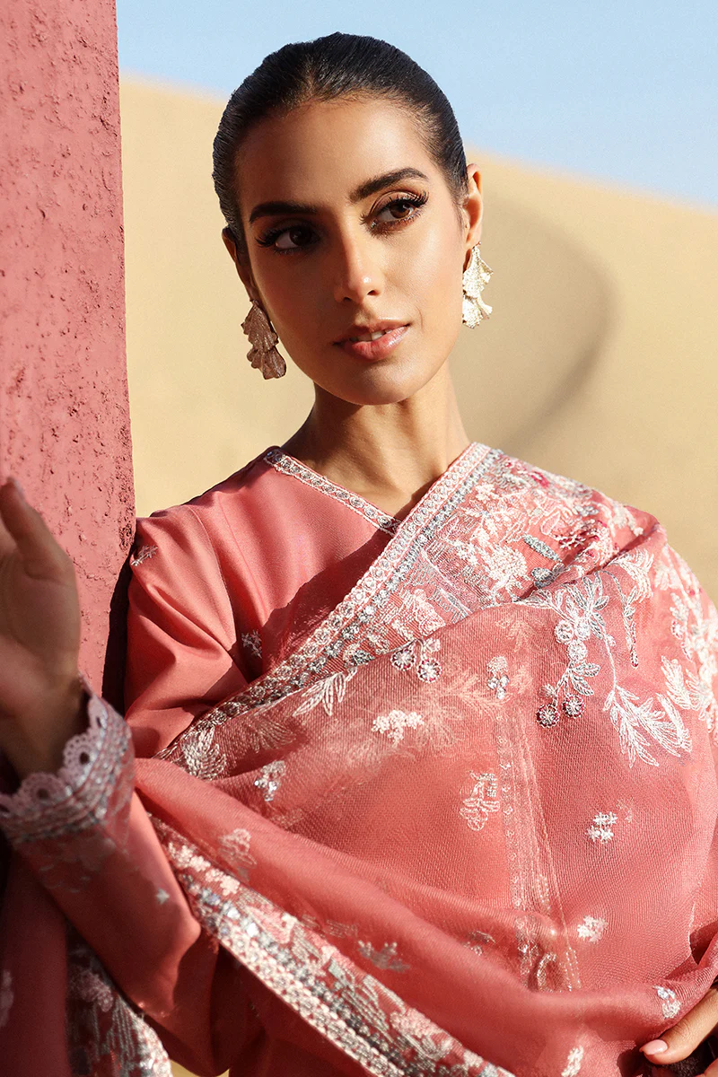 MULBERRY BLUSH-STITCH 3PC: LAWN EMBROIDERED SUIT - Image 2