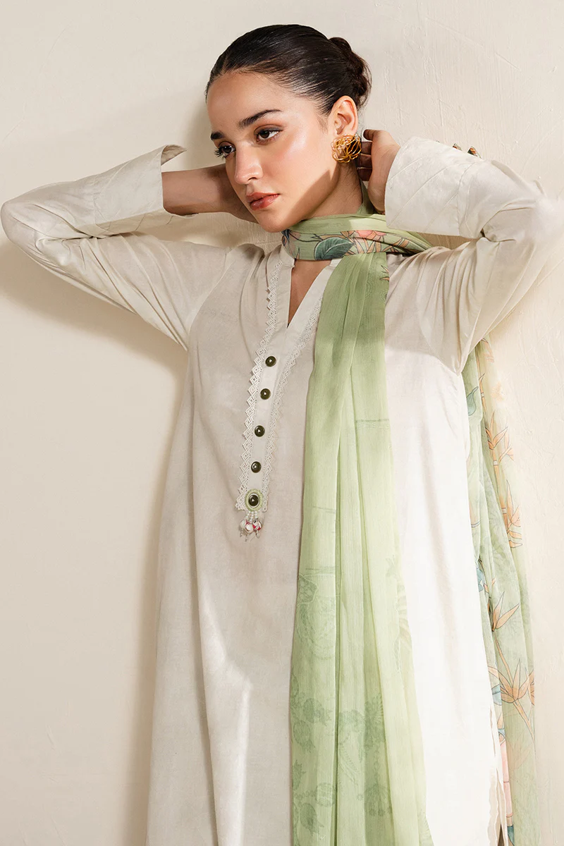 ORCHID HAZE-3 PC (SHIRT, TROUSER & DUPATTA) - Image 9