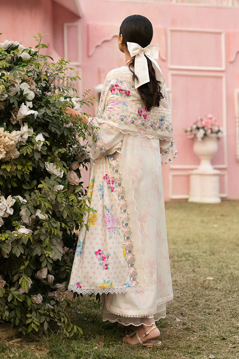 PASTEL BLOOM-3PC (SHIRT, TROUSER & DUPATTA) - Image 6