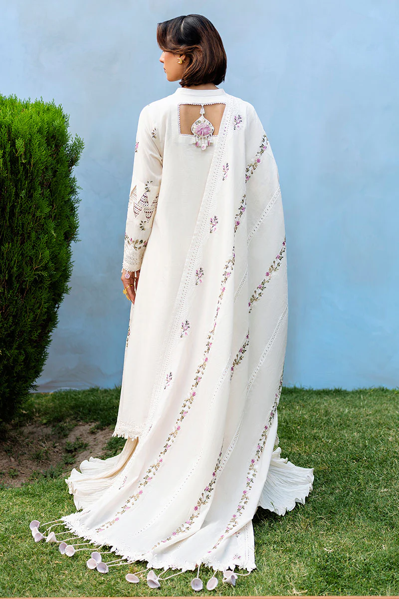 PETAL PARADISE-3PC (SHIRT,TROUSER & DUPATTA) - Image 7