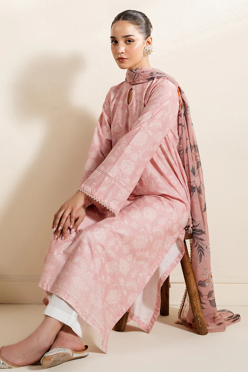 PINK GLAZE-2 PC (SHIRT & DUPATTA) - Image 6