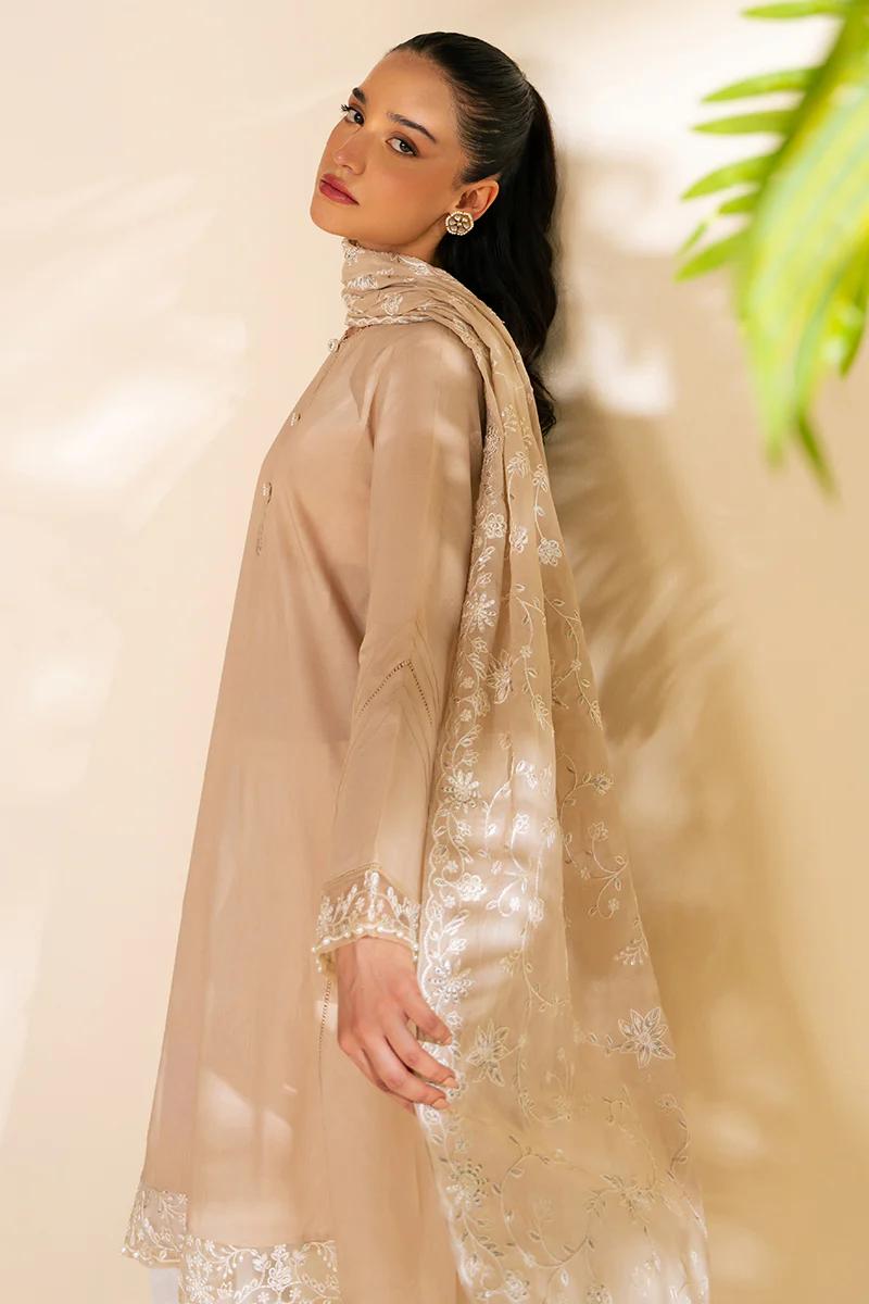 SAND STONE-2 PC (SHIRT & DUPATTA) - Image 4