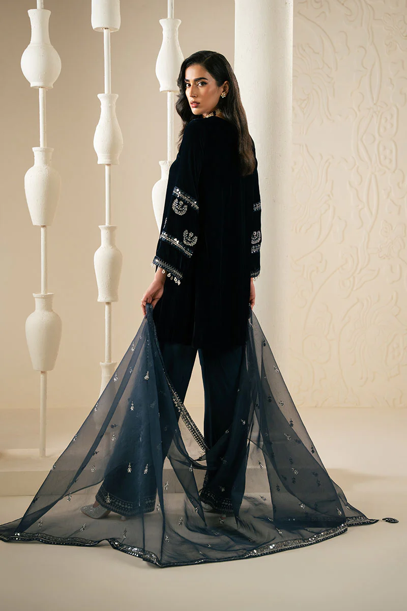 SAPPHIRE WHISPER-3PC (SHIRT, TROUSER & DUPATTA) - Image 5