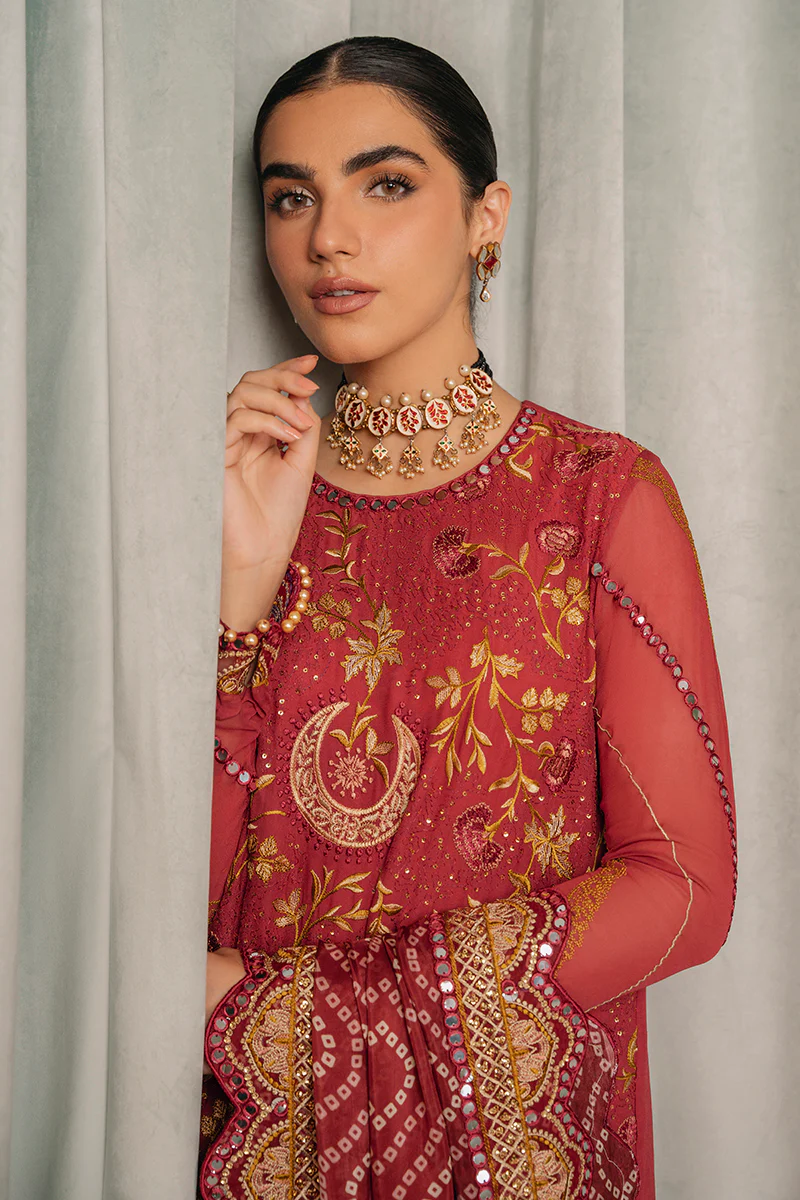 SCARLET-2PC (SHIRT & DUPATTA) - Image 4