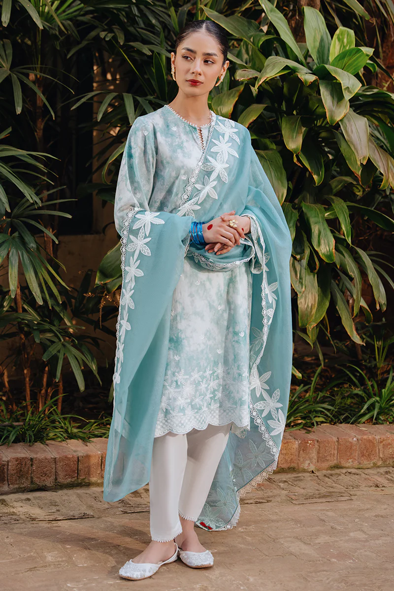 SKY WAY-2 PIECE (SHIRT & DUPATTA) - Image 5