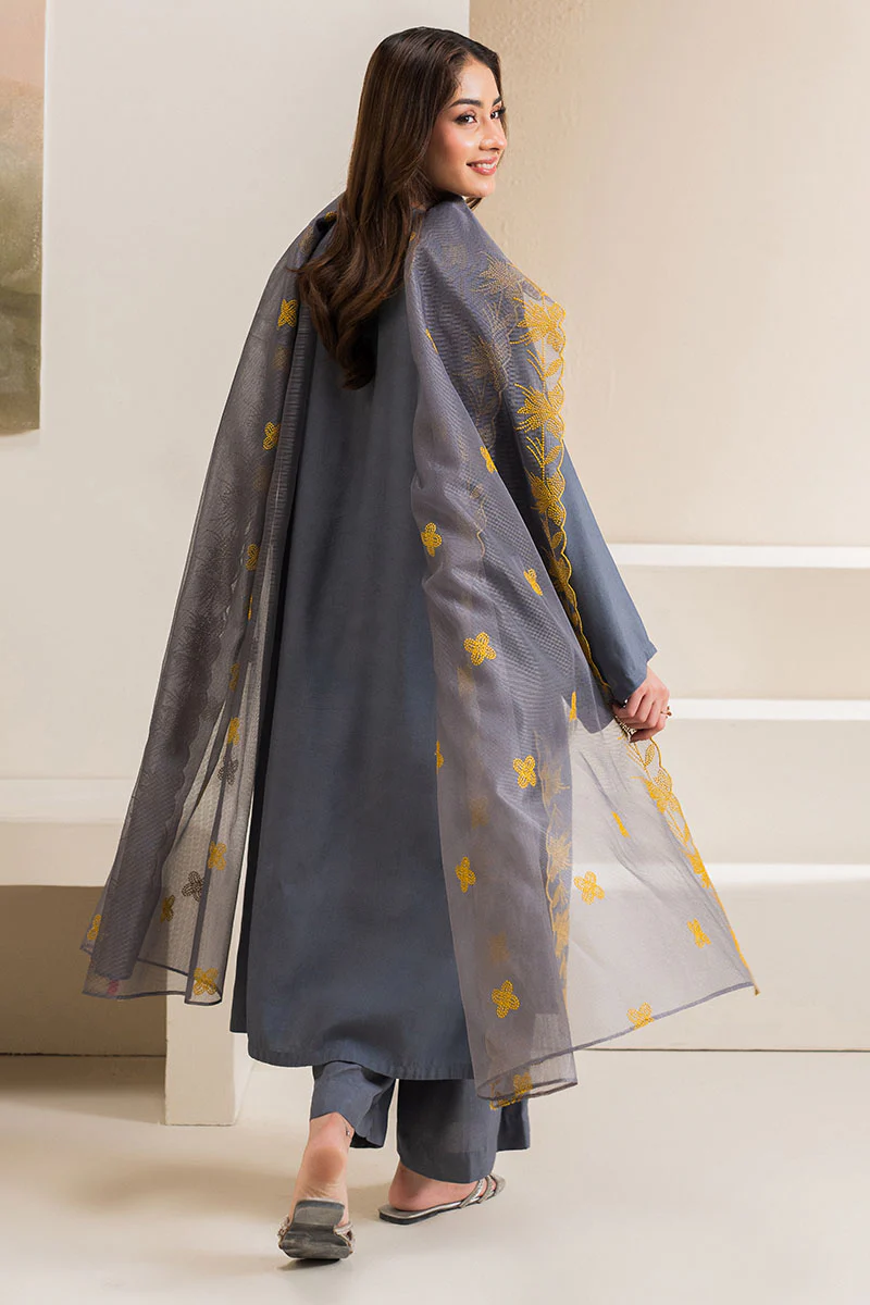 SMOKEY LIME-2PC (SHIRT & DUPATTA) - Image 5