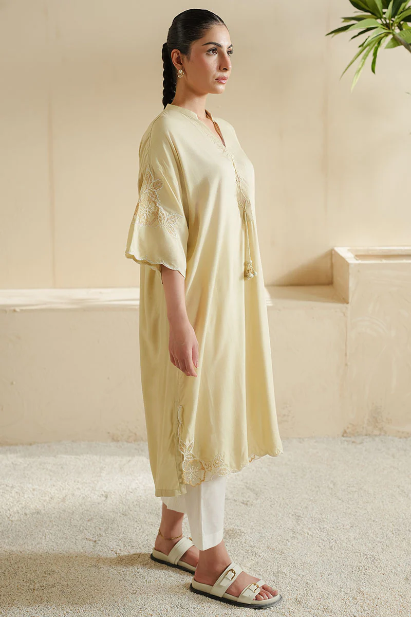TROPICAL MUSE DYED LAWN SHIRT - Image 6