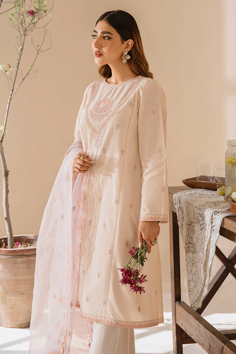 VEILED ROSE-2PC (SHIRT & DUPATTA) - Image 2