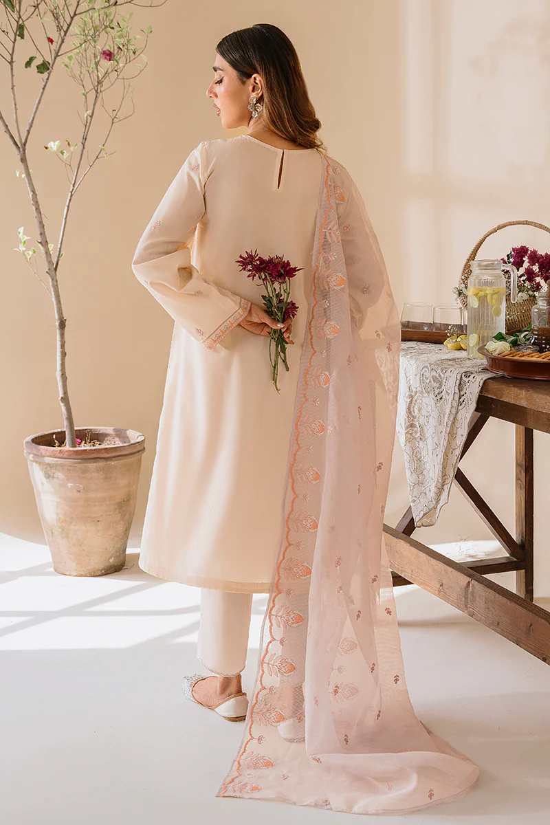 VEILED ROSE-2PC (SHIRT & DUPATTA) - Image 3