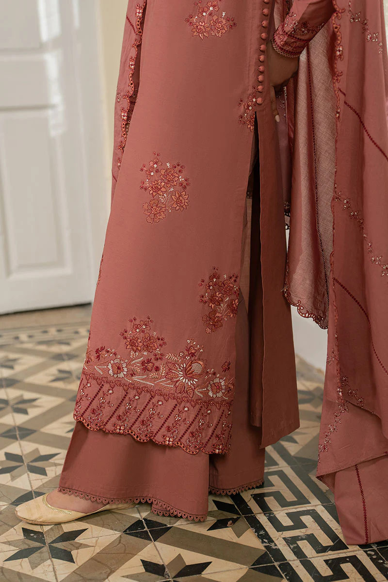 RUSTIC MEADOW- 3PC EMBROIDERED LAWN SUIT - Image 4