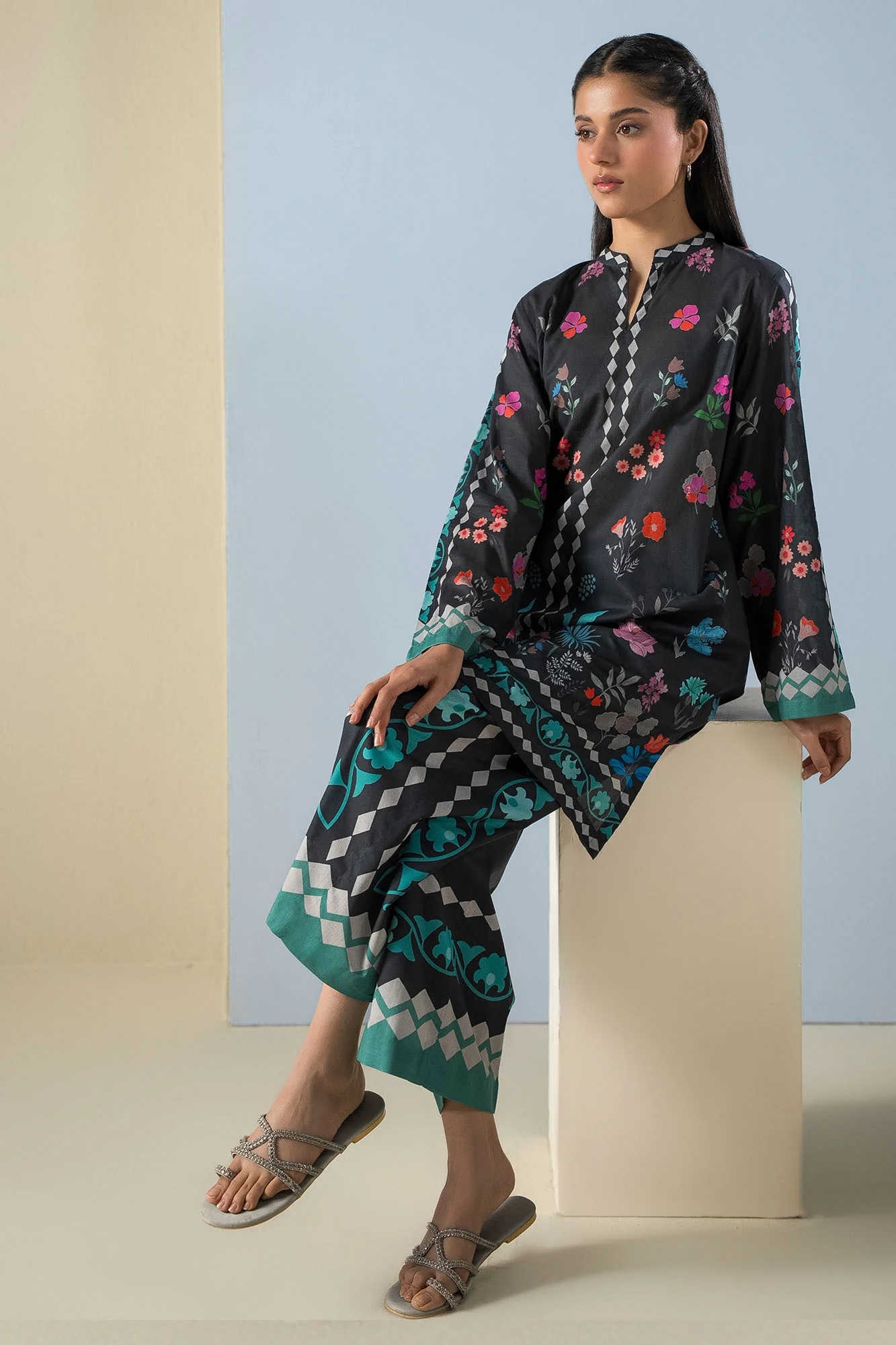 SABLE GRACE-2PC (SHIRT & TROUSER) - Image 2