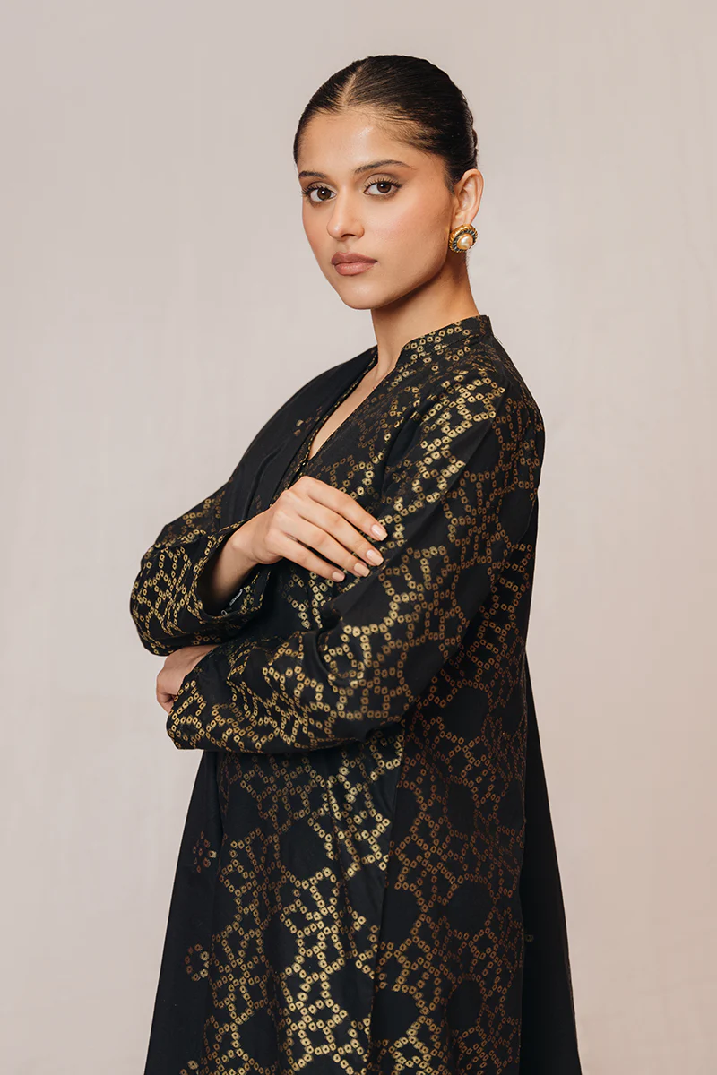 SABLE MESH-3 PIECE JACQUARD SUIT - Image 3