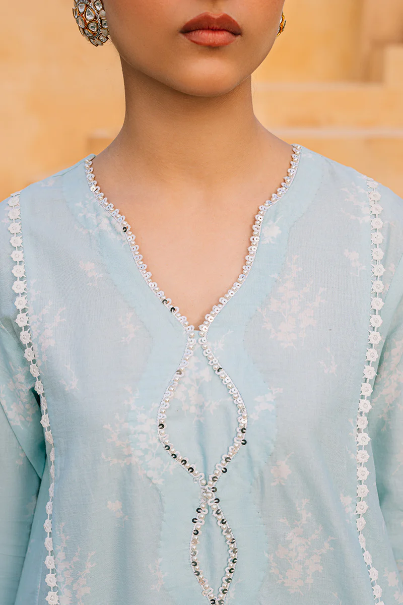 SAFFRON SEA-2 PIECE (SHIRT & DUPATTA) - Image 2
