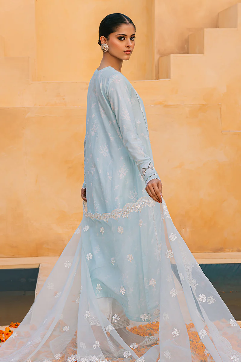 SAFFRON SEA-2 PIECE (SHIRT & DUPATTA) - Image 6