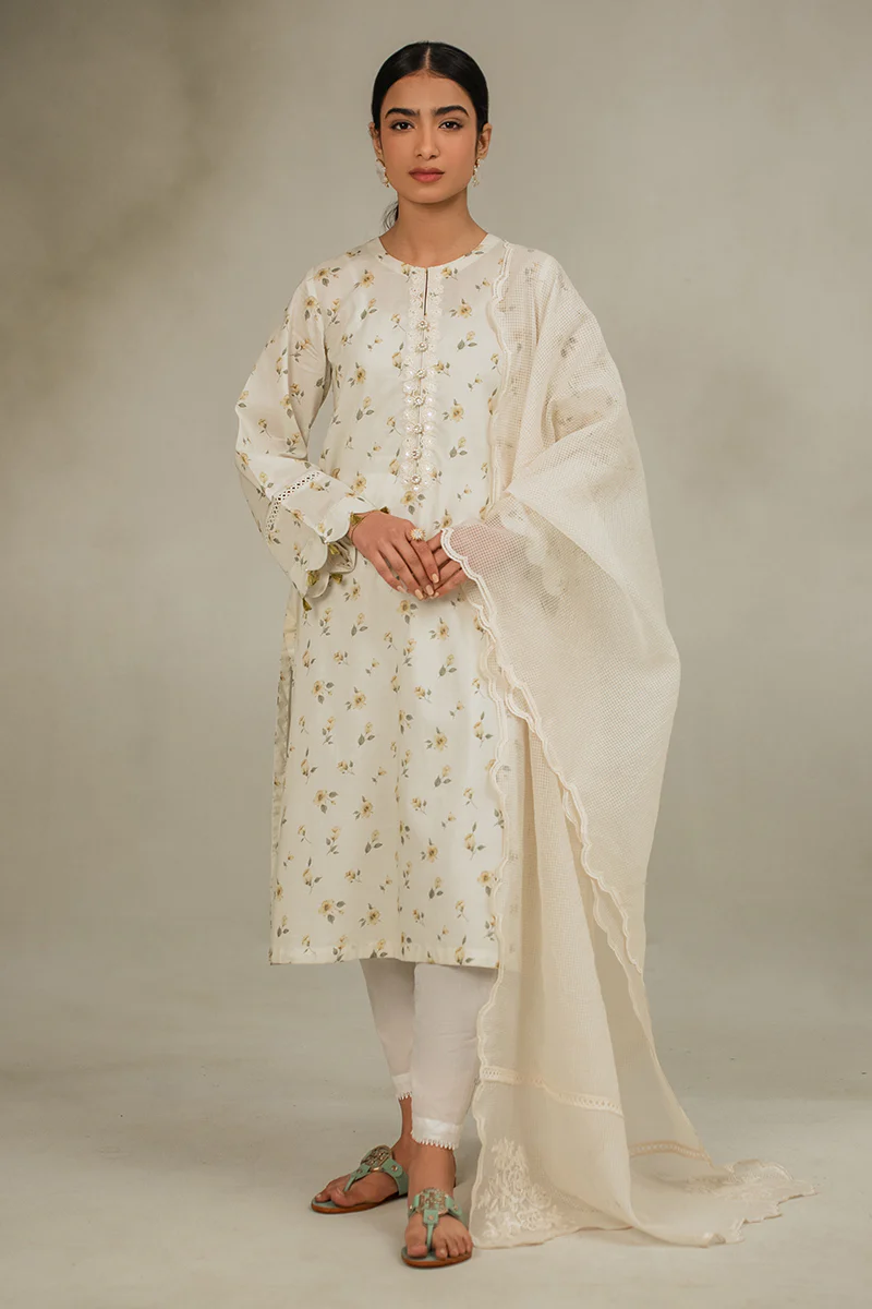 SANDSHELL-2 PIECE (SHIRT & DUPATTA) - Image 2