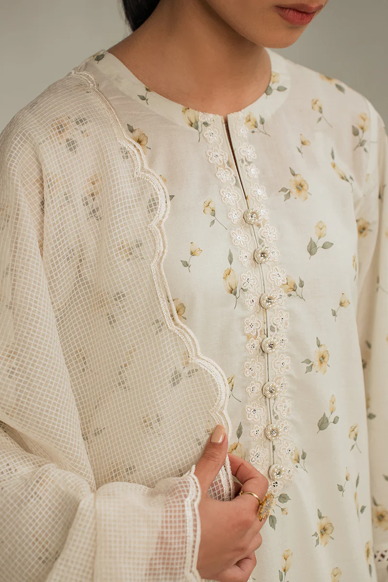 SANDSHELL-2 PIECE (SHIRT & DUPATTA) - Image 3