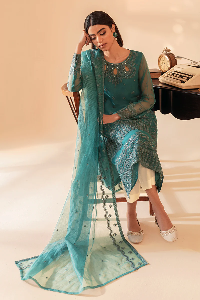 SEA BREEZE-2PC (SHIRT & DUPATTA) - Image 6