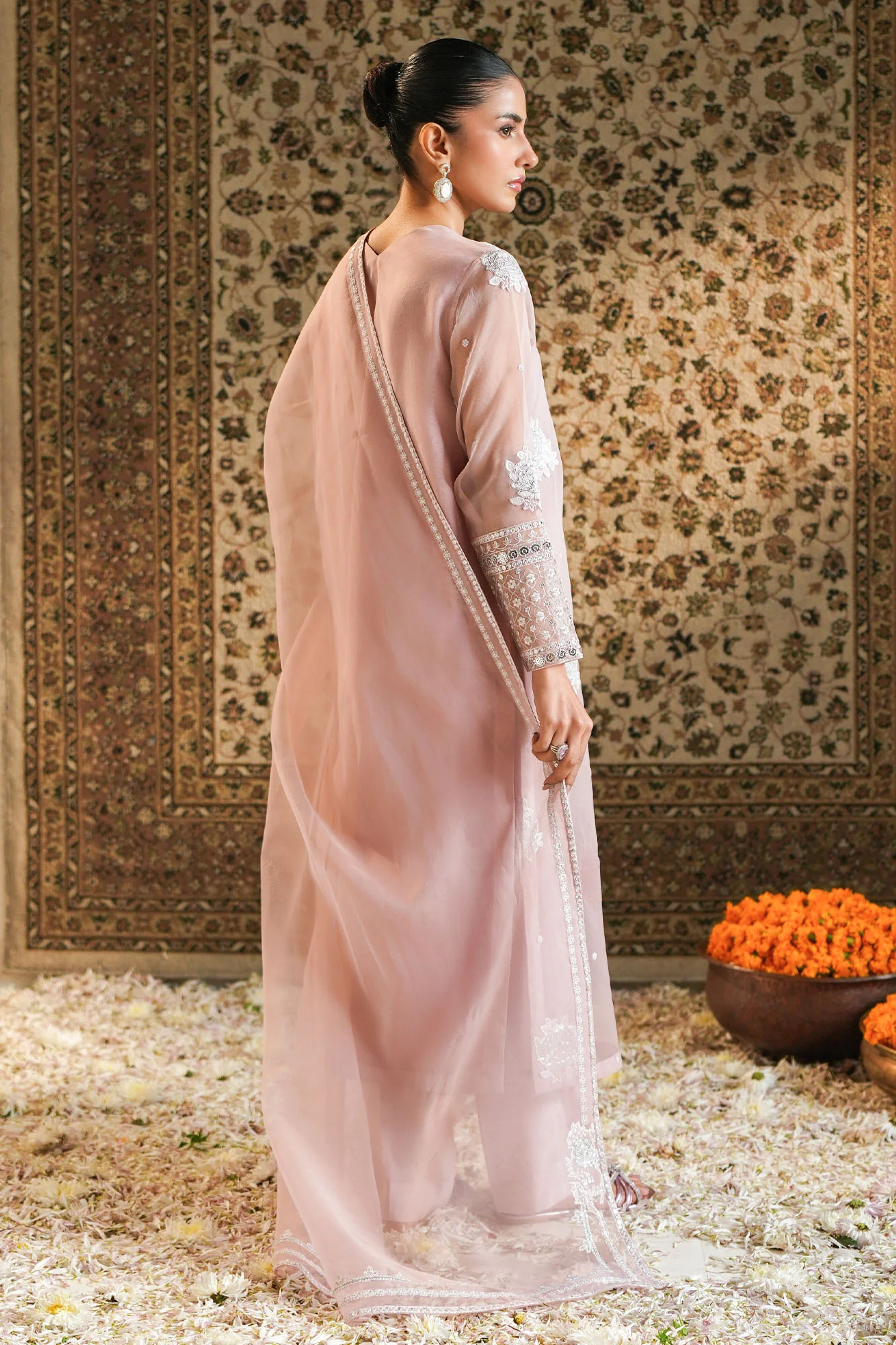 SILVER ROSE-2PC (SHIRT & DUPATTA) - Image 7