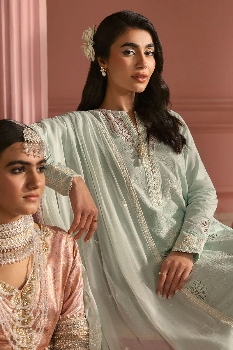 SKY WHISPER-3PC PRINTED LAWN SUIT - Image 5