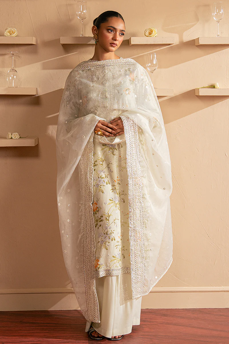 SNOWDROP CHIC-2 PC (SHIRT & DUPATTA) - Image 2